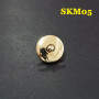 Застежка магнитная зажимная 20 мм Латунь SKM05