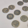 Монеты сувенирные 20 мм Латунь