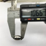 Бусина 5 мм для круглых браслетов Сталь B14
