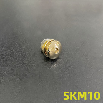 Застежка магнитная зажимная 12 мм Латунь SKM10