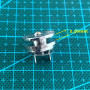 Застежка магнитная зажимная 17 мм Латунь SKM01