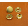 Кнопки пробивные 15 мм кольцевые №61(201) латунь без покрытия