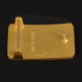Пряжка с шипом для ремня 38 мм Золотой Гепард