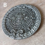 Пряжка для ремня декоративная Ацтекский календарь