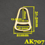 Регулятор для ремня Латунь AK707
