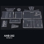 Шаблоны-лекала для портмоне с молнией AAB-262