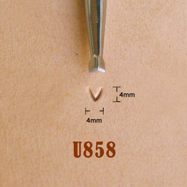 Штамп для тиснения по коже U858 PGF нержавеющая сталь