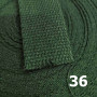 Лента ременная стропа 38 мм, х/б, толщ.1,5 мм