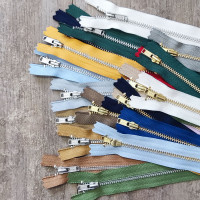 Молния металлическая №3 20см зубья под золото YKK Япония