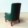 Кресло для кукол 12 см Зеленое