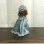 Кукла Дама в голубом платье Миниатюра 1:12