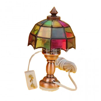 Настольная лампа Витраж для кукол на проводе
