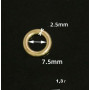Кольцо 7-51 мм латунь литое