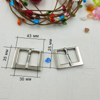 Уценка! Пряжка 30 мм прямоугольная