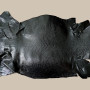 Кожа Варана натуральная 0,7 мм 30 см Черная Италия