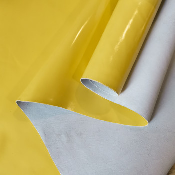 Кожа КРС 1,6 мм с покр. Желтый Глянец Зодиак Лира Белоруссия