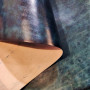 Кожа вороток 1,2-1,4 мм комб. дубл. Гранж Сапфир Белоруссия