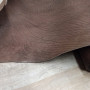 Кожа вороток 2,6-3,0 мм комб. дубл. Темно коричневый Белоруссия