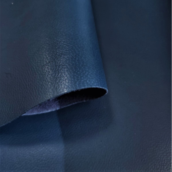 Кожа козы (Шевро) 0,7 мм Темно-синий Турция