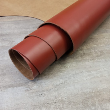 Кожа ШСК 2,1 мм пылевидная с покр. Рыжий