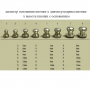 Кнопки кобурные для кожаных изделий латунь, арт. 1376