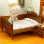 Кровать для кукол Орех