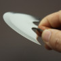 Нож шерфовочный полукруглый с инкрустацией светлая ручка
