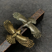 Кончо для кожаных изделий Орёл латунь 