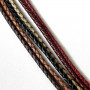 Шнур кожаный круглого сечения 3 мм плетеный Ретро