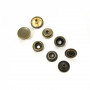 Кнопки пробивные 15 мм кольцевые №201 латунь с покрытием