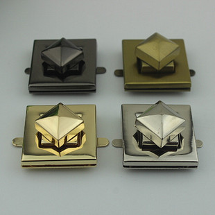 Застежка декоративная для сумки Квадратная Застежка декоративная для сумки Квадратная