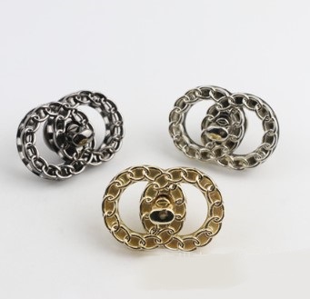 Застежка для сумки поворотная Цепочка S-3596 Застежка для сумки поворотная Цепочка S-3596