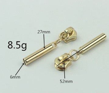 Бегунок для молнии №5 с пуллером трубочка фото 4 Бегунок для молнии №5 с пуллером трубочка фото 4