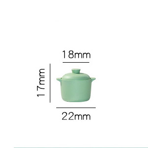 Кастрюля керамическая для кукольной кухни разные цвета фото 5 Кастрюля керамическая для кукольной кухни разные цвета фото 5