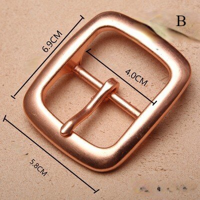 Пряжка 40 мм медная с перекладиной M06 фото 3 Пряжка 40 мм медная с перекладиной M06 фото 3