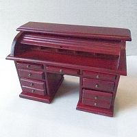 Секретер  из "красного дерева"  Миниатюра 1:12  - купить для кожевенного хобби