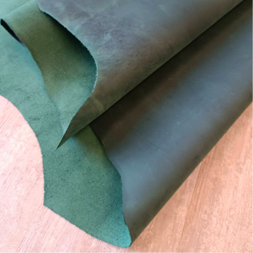 Кожа Крейзи Хорс Dark 1,4-1,6 мм Тёмно Зеленый фото 2