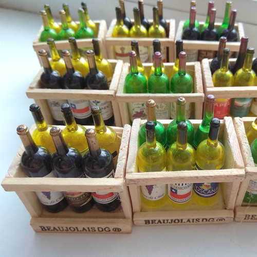 Ящик вина для кукол фото 4