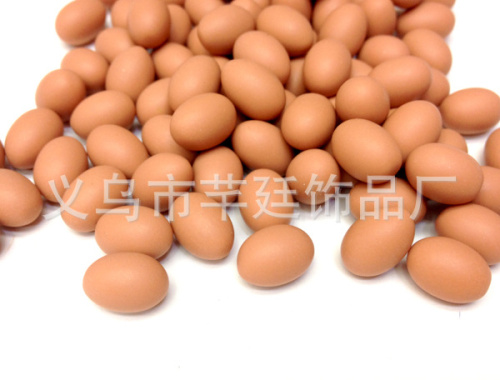 Миниатюра куриные яйца для кукол 1 шт. фото 2