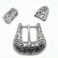 Комплект фурнитуры для ремня 35 мм ZB033  - купить для кожевенного хобби