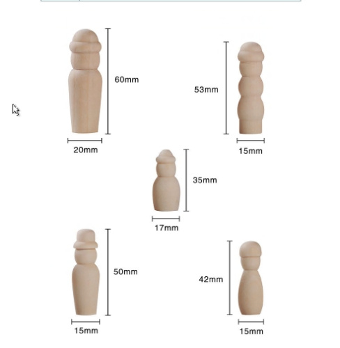 Набор деревянных фигурок 10 шт.  XD-D55 - фото товара фото 5