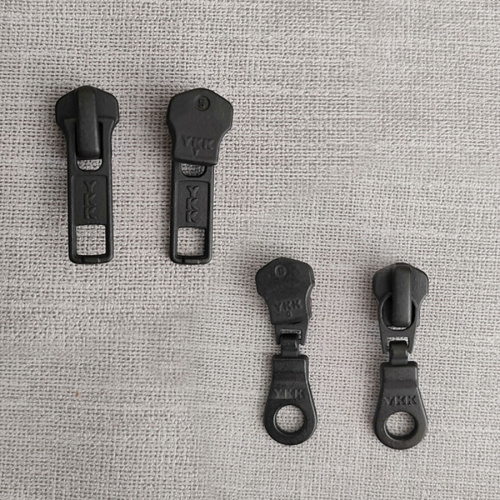 Бегунок, зажимы, ограничители для молнии №3 YKK черный