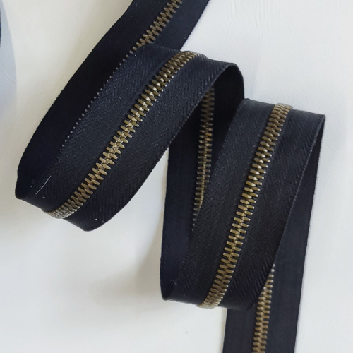 Молния металлическая №5 рулонная двухстороняя Цена за 10 см фото 2