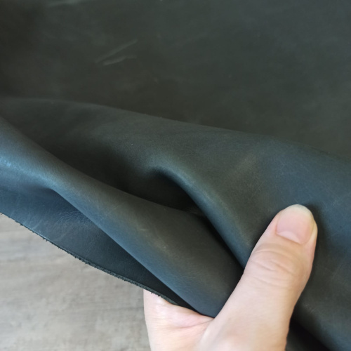 Кожа Крейзи Хорс 1,3-1,5 мм Графит фото 2