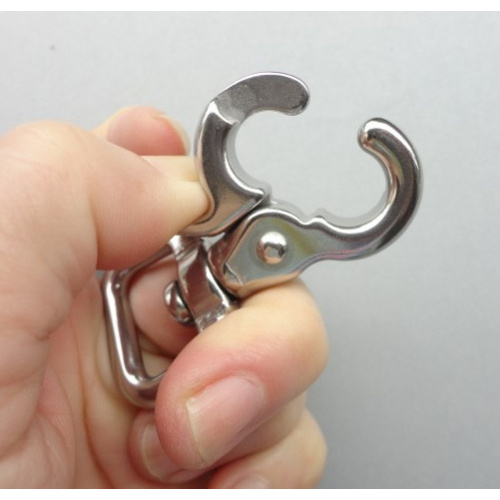 Карабин для поводка 16, 20 мм литой Сталь фото 4