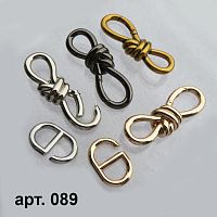 Застежки декоративные для сумки арт. 89