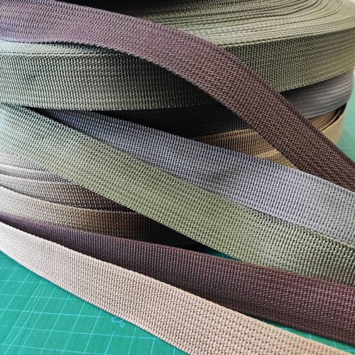 Лента ременная 25 мм Разные цвета пэ Лента ременная 25 мм Разные цвета пэ