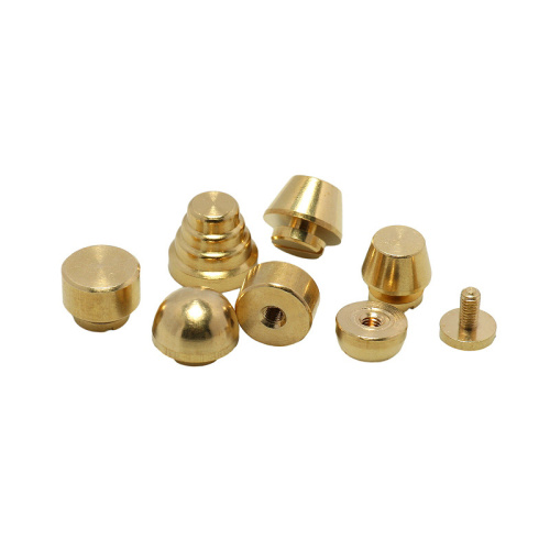 Пукля (ножка) для сумок латунная фото 15