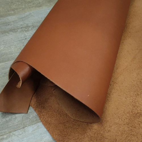 Кожа Краст 1,2-1,4 мм Светлый орех фото 2