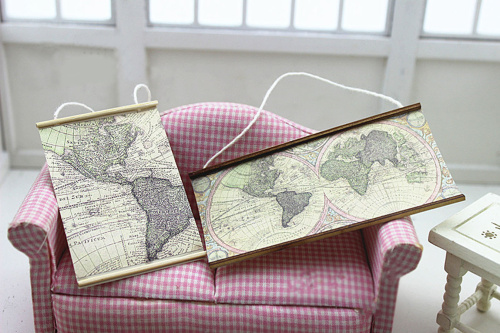 Карты географические для кукольного домика фото 4